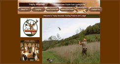 Desktop Screenshot of hunttrophymountain.com